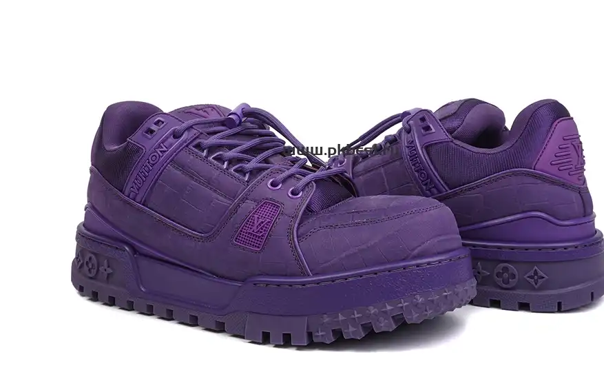 PK GOD LOUIS VUITTON Trainer Maxi  purple RETAIL MATERIALS READY TO SHIP