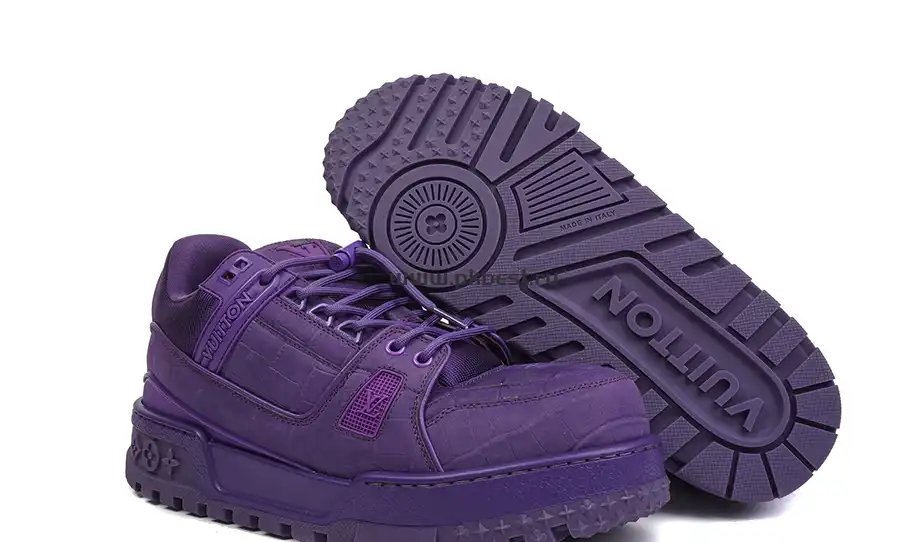 PK GOD LOUIS VUITTON Trainer Maxi  purple RETAIL MATERIALS READY TO SHIP