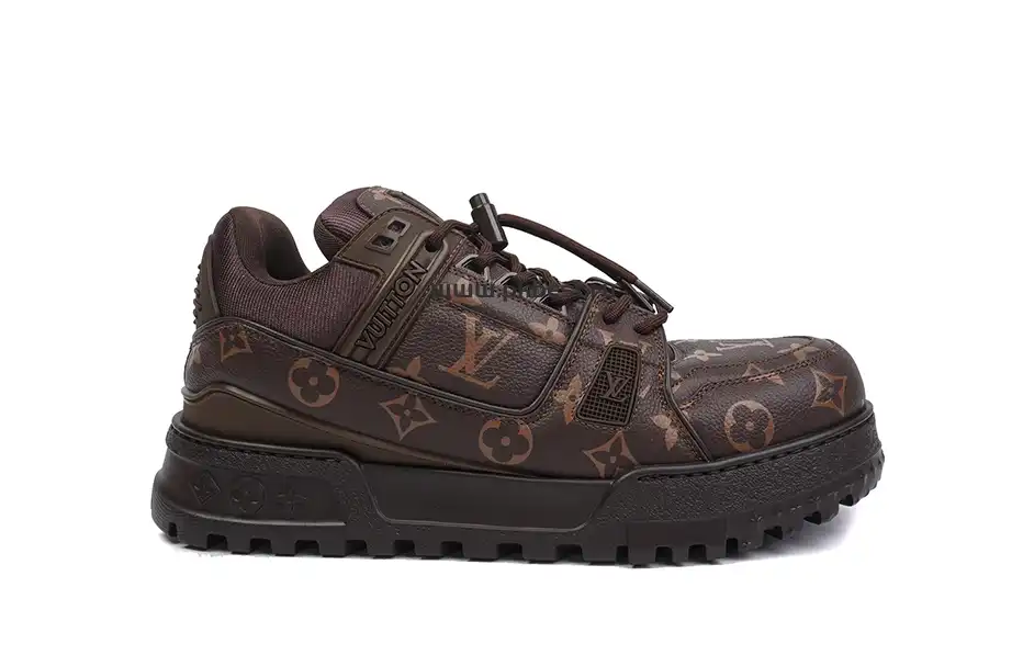 PK GOD LOUIS VUITTON Trainer Maxi brown RETAIL MATERIALS READY TO SHIP