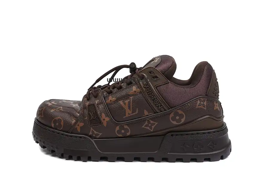 PK GOD LOUIS VUITTON Trainer Maxi brown RETAIL MATERIALS READY TO SHIP