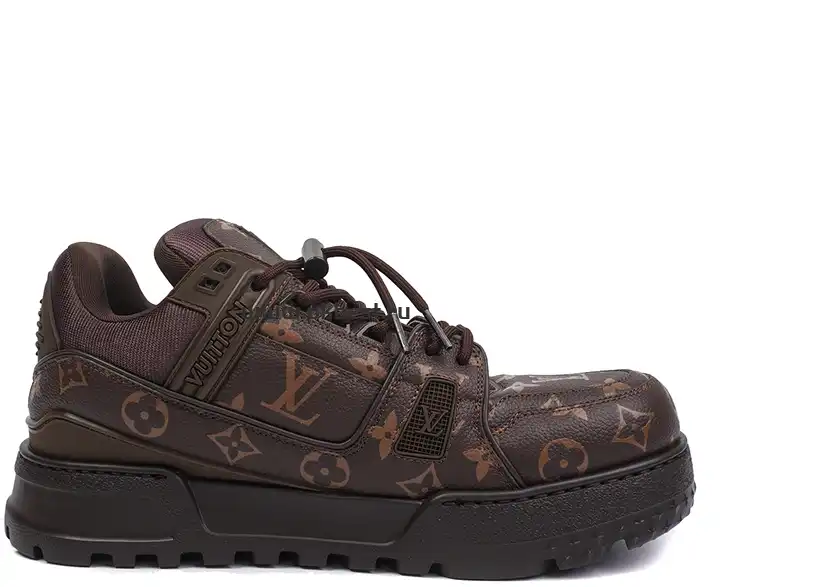 PK GOD LOUIS VUITTON Trainer Maxi brown RETAIL MATERIALS READY TO SHIP