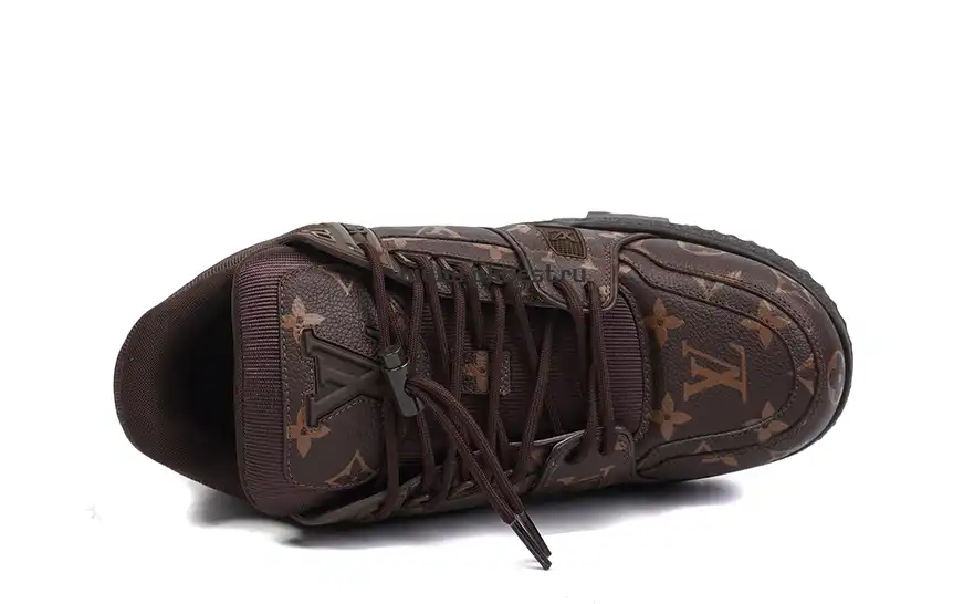 PK GOD LOUIS VUITTON Trainer Maxi brown RETAIL MATERIALS READY TO SHIP