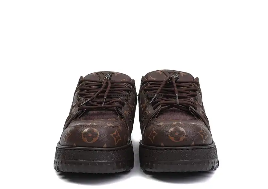 PK GOD LOUIS VUITTON Trainer Maxi brown RETAIL MATERIALS READY TO SHIP