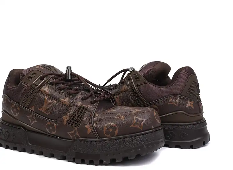 PK GOD LOUIS VUITTON Trainer Maxi brown RETAIL MATERIALS READY TO SHIP