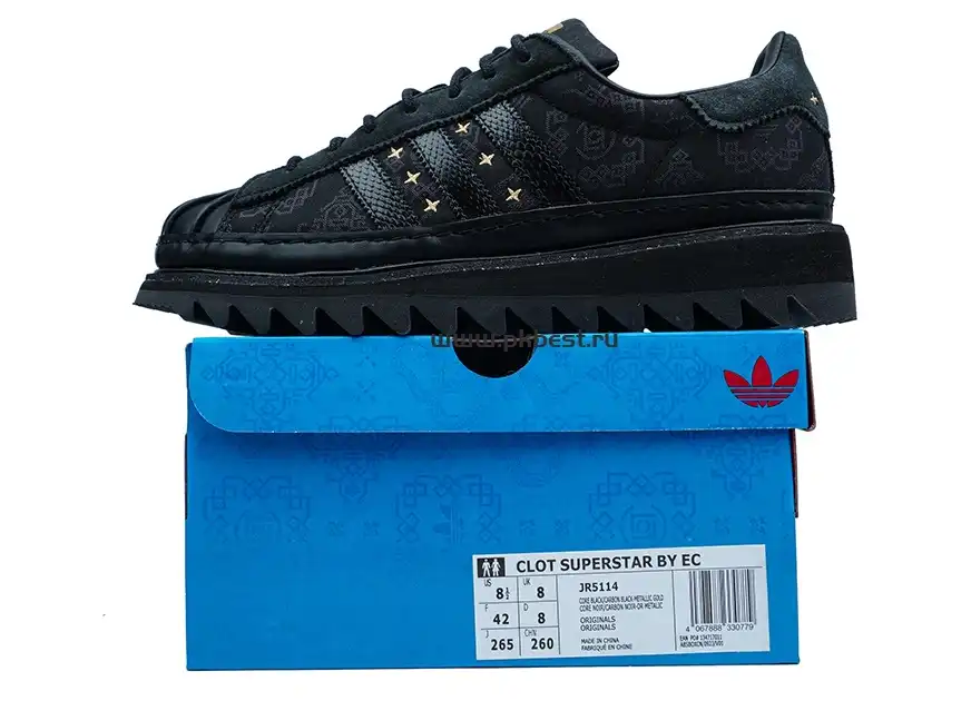 PK GOD adidas Superstar CLOT By Edison Chen Chinese New Year RETAIL MATERIALS READY TO SHIP