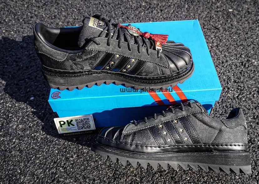 PK GOD adidas Superstar CLOT By Edison Chen Chinese New Year RETAIL MATERIALS READY TO SHIP