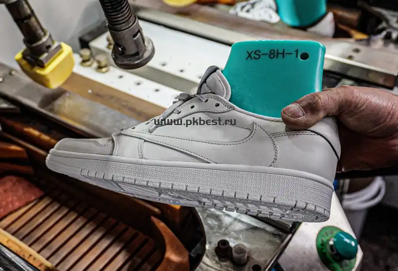 PK5.0 Travis Scott x Air Jordan 1 ‘Low White Party’ RETAIL MATERIALS READY TO SHIP