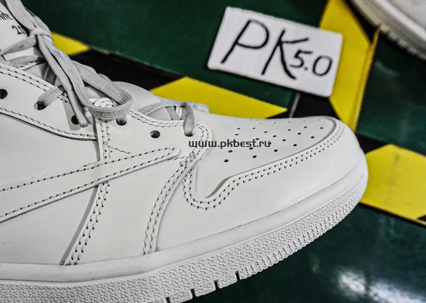 PK5.0 Travis Scott x Air Jordan 1 ‘Low White Party’ RETAIL MATERIALS READY TO SHIP