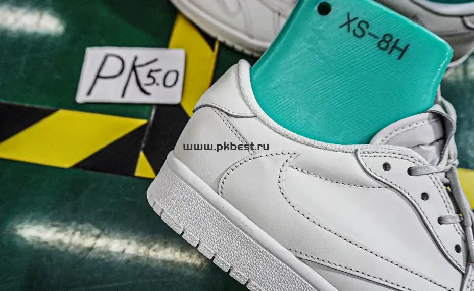 PK5.0 Travis Scott x Air Jordan 1 ‘Low White Party’ RETAIL MATERIALS READY TO SHIP