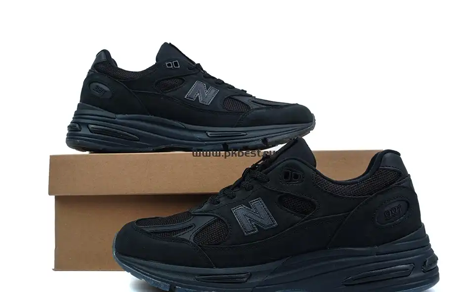 PK GOD STONE ISLAND x  New Balance NB 991 v2 black RETAIL MATERIALS READY TO SHIP