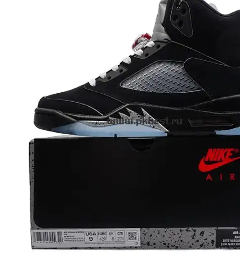 PK GOD Jordan 5 Retro Off-White Black CT8480 retail materials ready to ship