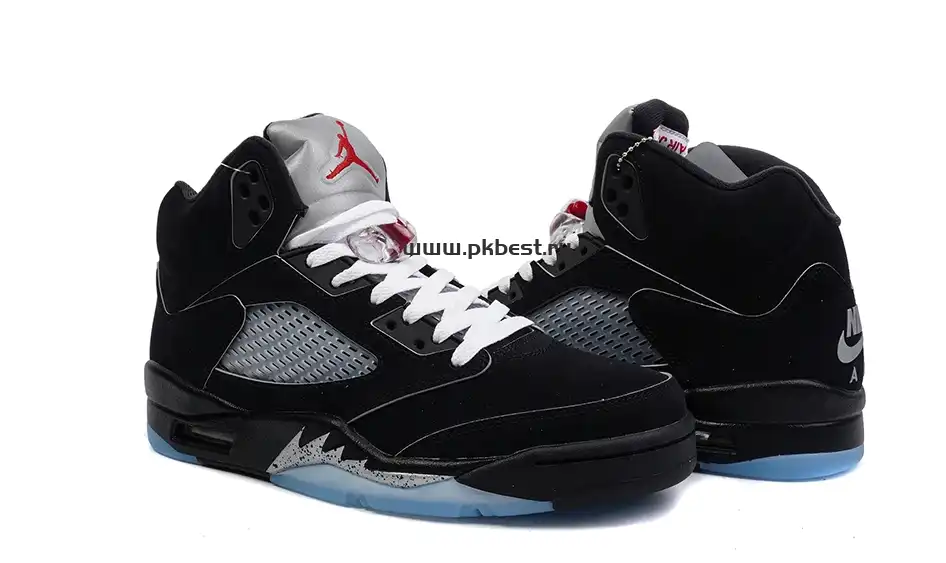 PK GOD Jordan Air Jordan 5 Retro Black Metallic RETAIL MATERIALS READY TO SHIP