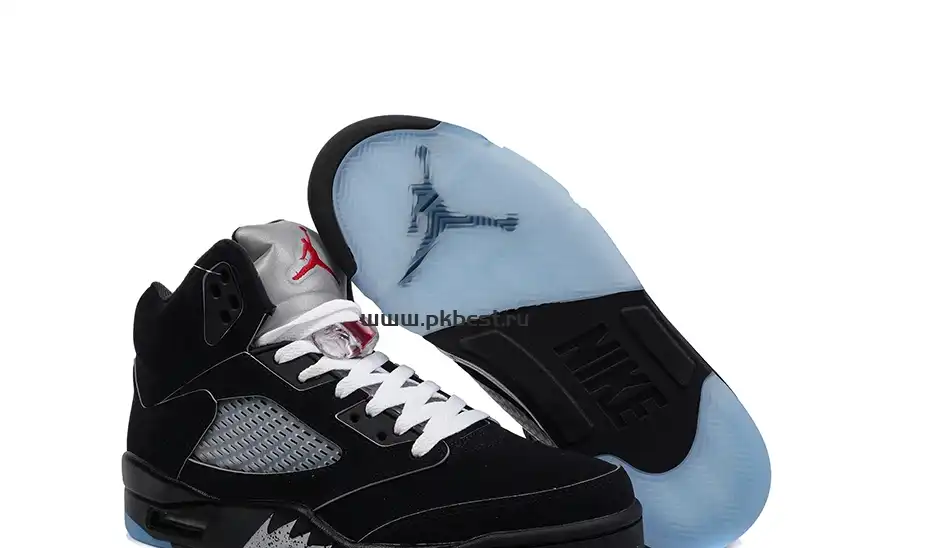 PK GOD Jordan Air Jordan 5 Retro Black Metallic RETAIL MATERIALS READY TO SHIP