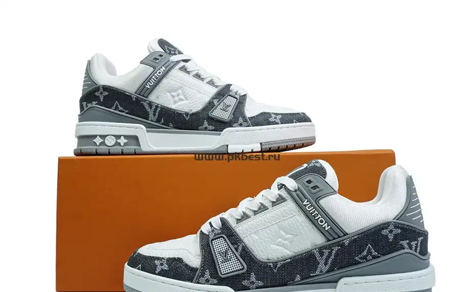 PK GOD  LOUIS VUITTON Trainer off-white RETAIL MATERIALS READY TO SHIP