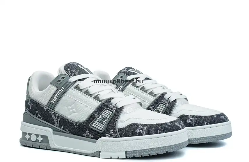 PK GOD  LOUIS VUITTON Trainer off-white RETAIL MATERIALS READY TO SHIP