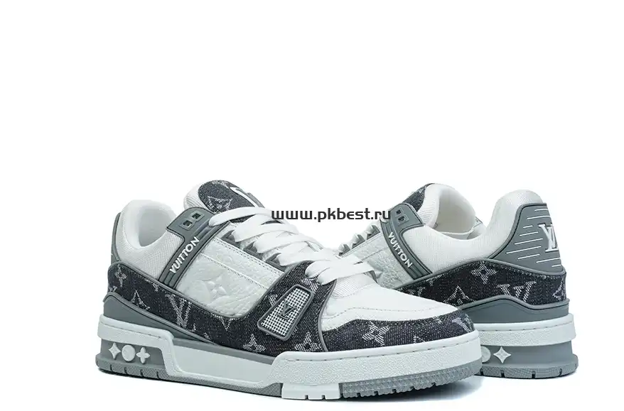 PK GOD  LOUIS VUITTON Trainer off-white RETAIL MATERIALS READY TO SHIP