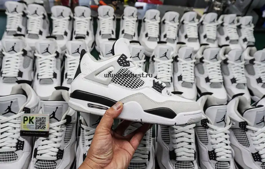 PK GOD Jordan 4 Retro Military Black RETAIL MATERIALS READY TO SHIP