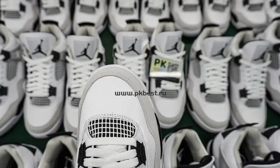 PK GOD Jordan 4 Retro Military Black RETAIL MATERIALS READY TO SHIP