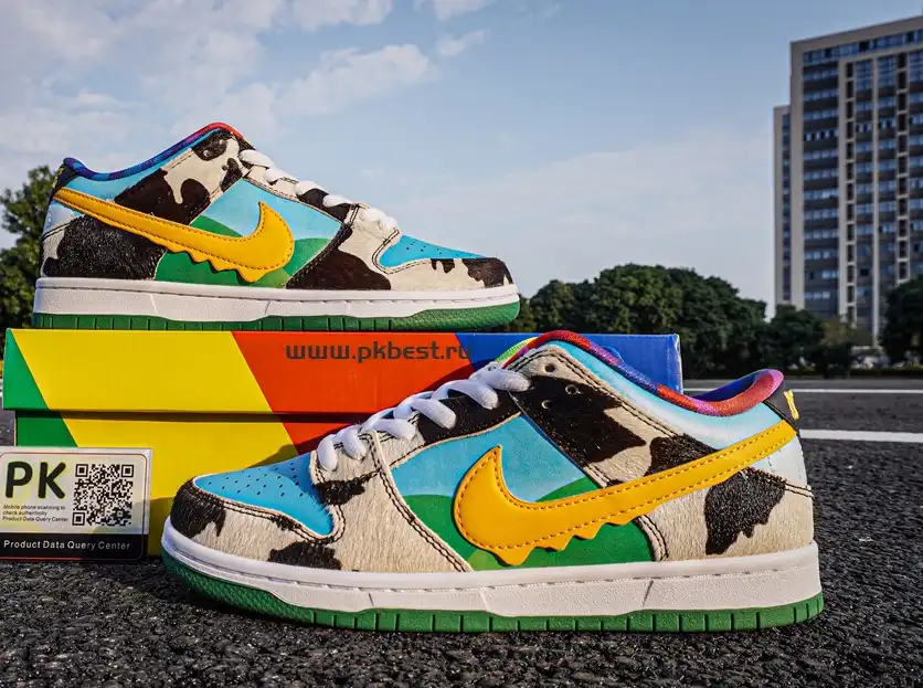 pk god nike sb dunk x ben jerry chunky dunky RETAIL MATERIALS RETAIL VERSION