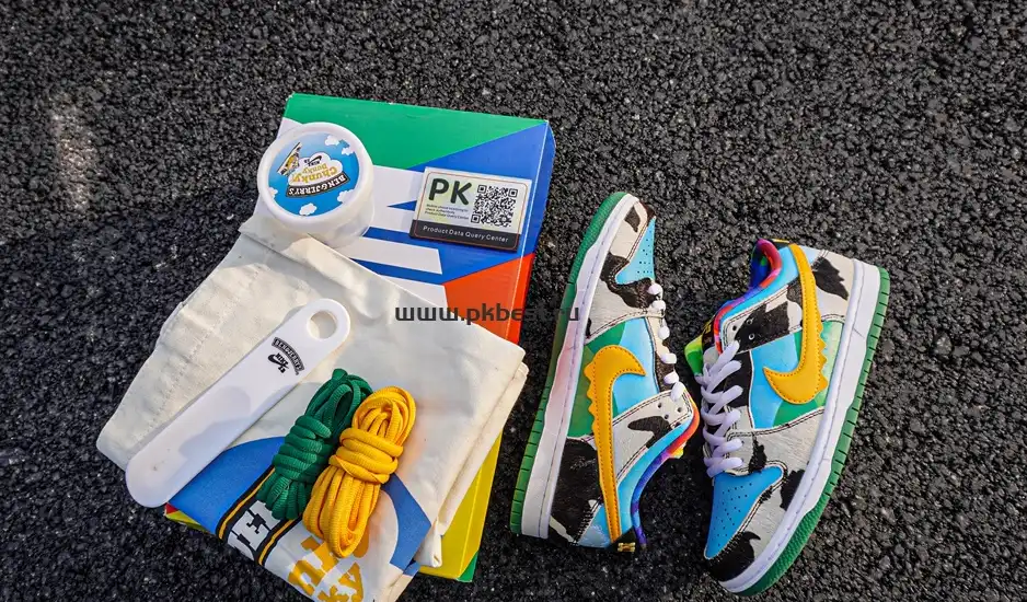 pk god nike sb dunk x ben jerry chunky dunky RETAIL MATERIALS RETAIL VERSION