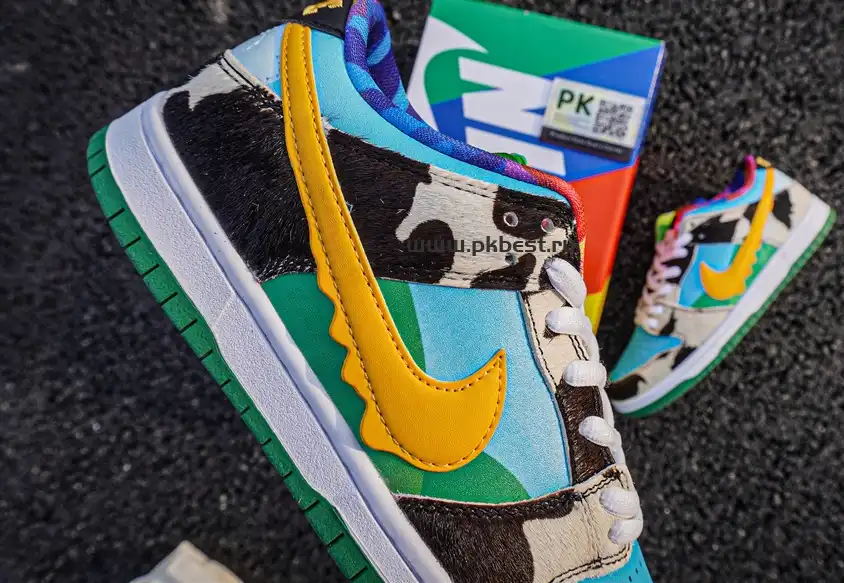 pk god nike sb dunk x ben jerry chunky dunky RETAIL MATERIALS RETAIL VERSION