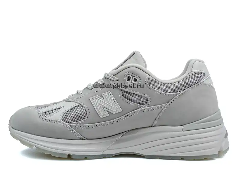 PK GOD STONE ISLAND x  New Balance NB 991 V2 gray RETAIL MATERIALS READY TO SHIP