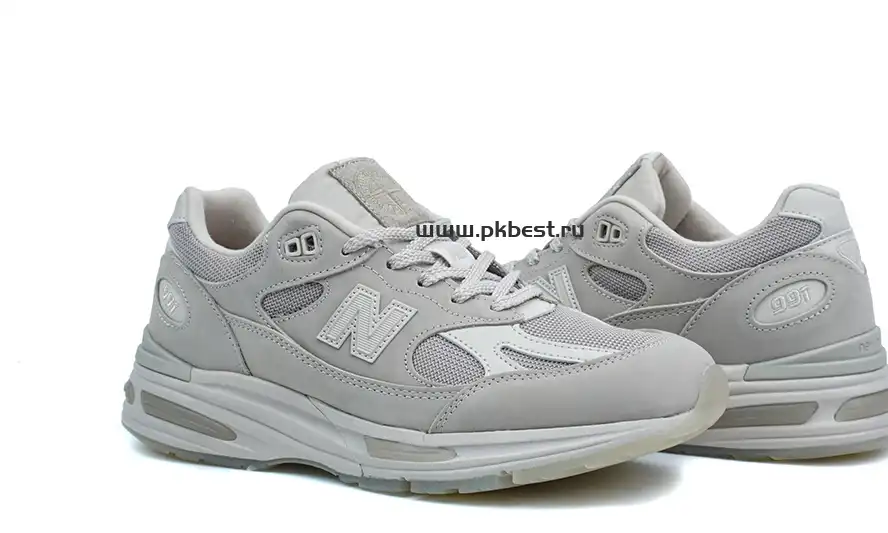 PK GOD STONE ISLAND x  New Balance NB 991 V2 gray RETAIL MATERIALS READY TO SHIP