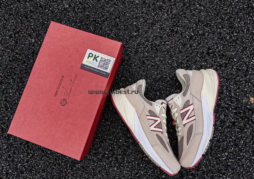 PK GOD Loro Piana x  New Balance NB 990 V6 gray  RETAIL MATERIALS READY TO SHIP