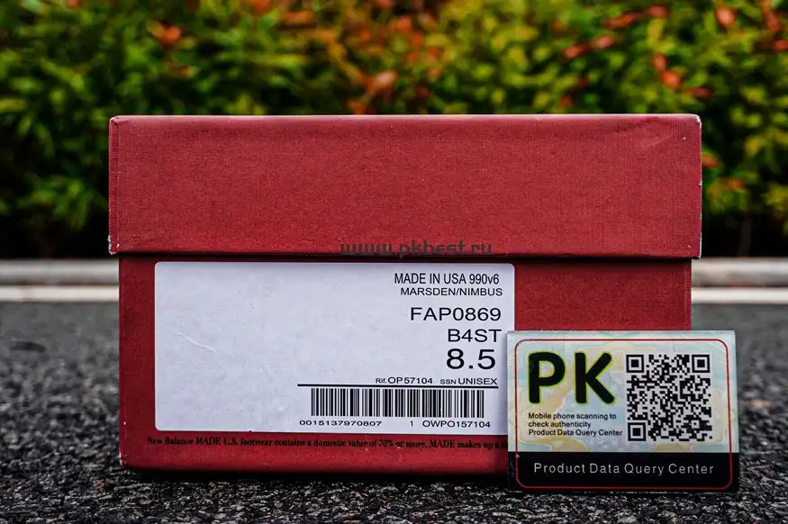 PK GOD Loro Piana x  New Balance NB 990 V6 gray  RETAIL MATERIALS READY TO SHIP