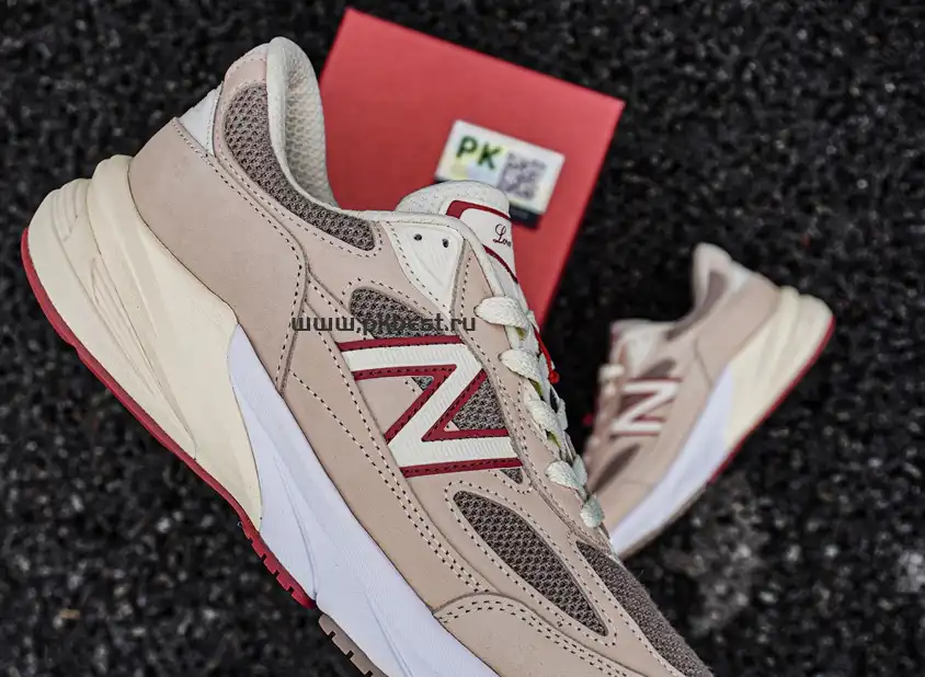 PK GOD Loro Piana x  New Balance NB 990 V6 gray  RETAIL MATERIALS READY TO SHIP