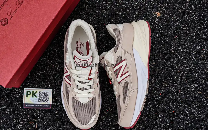 PK GOD Loro Piana x  New Balance NB 990 V6 gray  RETAIL MATERIALS READY TO SHIP