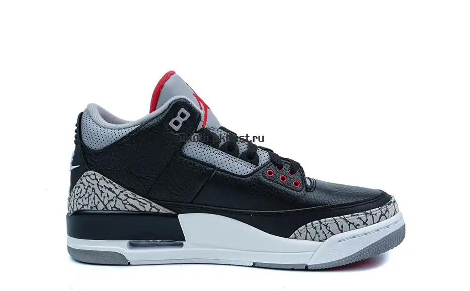 PK GOD Air Jordan 3 Retro Black Cement RETAIL MATERIALS READY TO SHIP