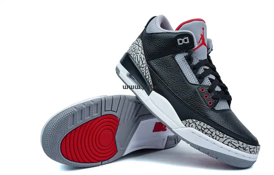 PK GOD Air Jordan 3 Retro Black Cement RETAIL MATERIALS READY TO SHIP