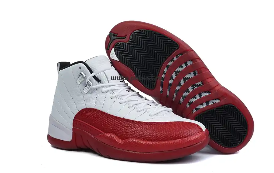 PK GOD Jordan Air Jordan 12 White red RETAIL MATERIALS READY TO SHIP