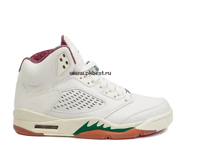 PK GOD Jordan Air Jordan 5 “EL GRITO”White green orange RETAIL MATERIALS READY TO SHIP