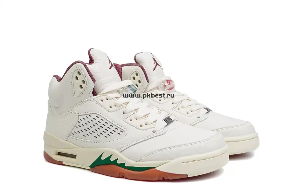 PK GOD Jordan Air Jordan 5 “EL GRITO”White green orange RETAIL MATERIALS READY TO SHIP