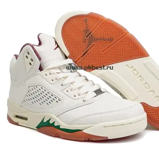 PK God Air Jordan 5 Retro X off white Sail retail materials ready to ship