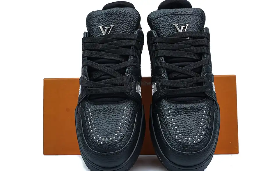 PK GOD LOUIS VUITTON Trainer black RETAIL MATERIALS READY TO SHIP