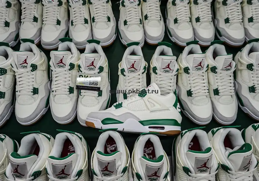 PK GOD Air Jordan Nike SB x Air Jordan 4 Retro SP ‘Pine Green’ RETAIL MATERIALS READY TO SHIP