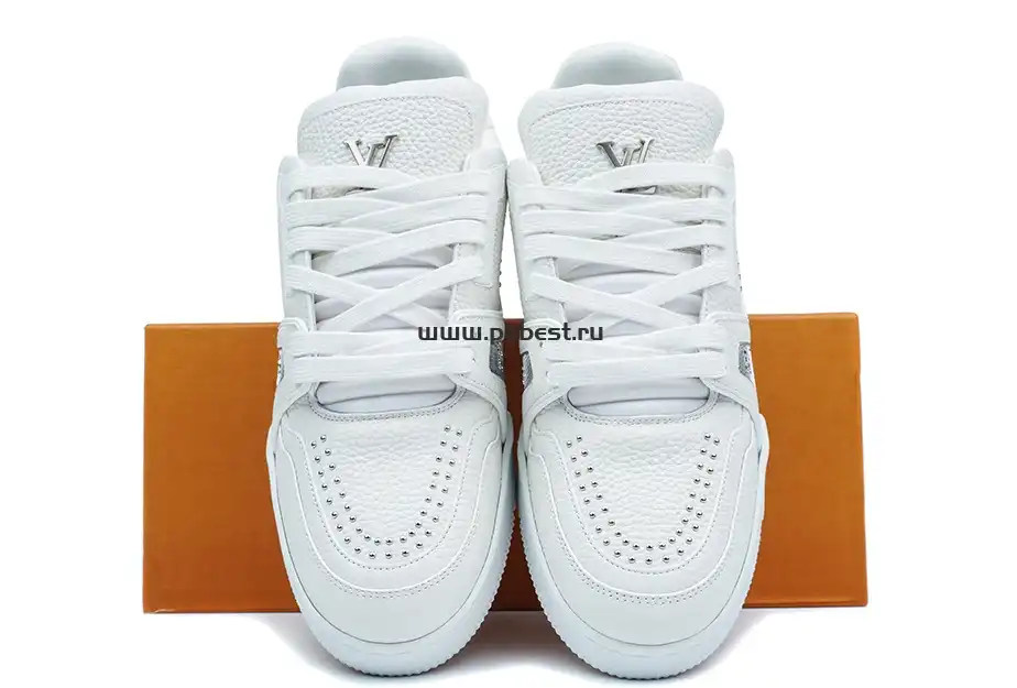 PK GOD LOUIS VUITTON Trainer white RETAIL MATERIALS READY TO SHIP