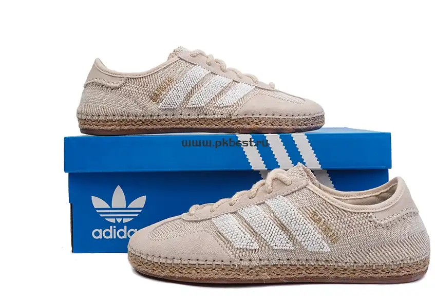 PK GOD CLOT x adidas originals GAZELLE “HALO IVORY”cream-coloured RETAIL MATERIALS READY TO SHIP