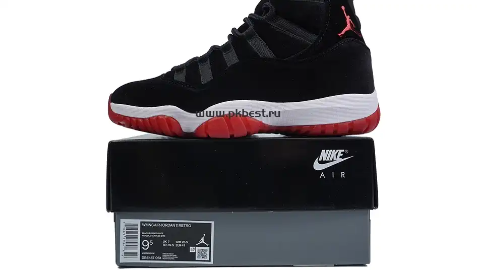 PK God 2019 year retail version Air Jordan 11 “Bred”retail materials ready to ship