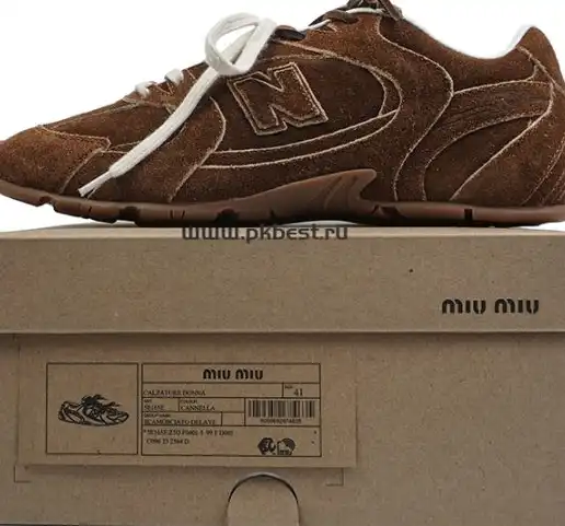 PK GOD New Balance x  MIU MIU NB 530 SL white RETAIL MATERIALS READY TO SHIP