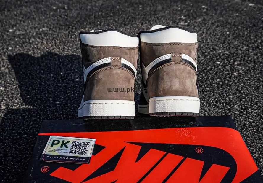 PK 5.0 Air jordan 1 High OG “Dark Mocha”retail materials ready to ship