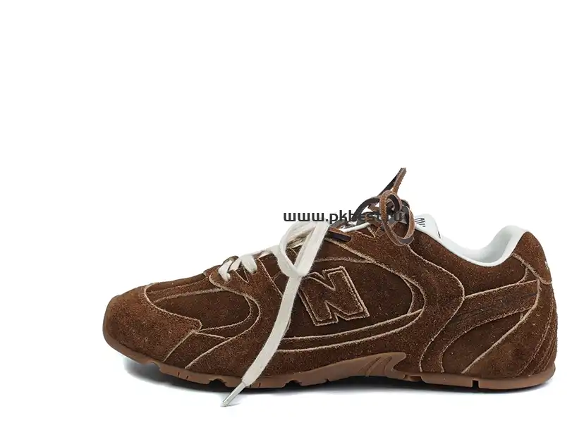 PK GOD New Balance x MIU MIU NB 530 SL Dark brown RETAIL MATERIALS READY TO SHIP