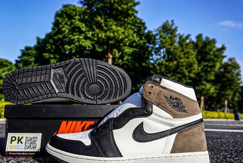 PK 5.0 Air jordan 1 High OG “Dark Mocha”retail materials ready to ship