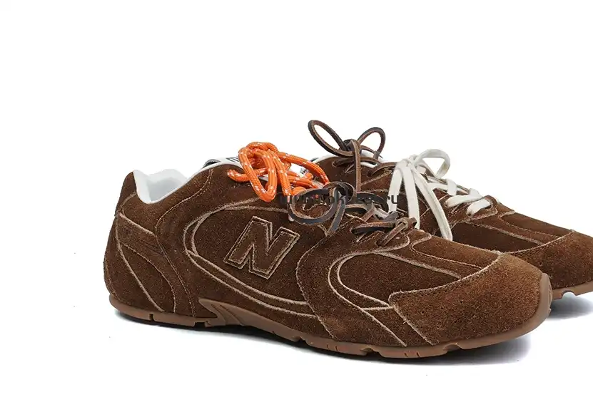 PK GOD New Balance x MIU MIU NB 530 SL Dark brown RETAIL MATERIALS READY TO SHIP