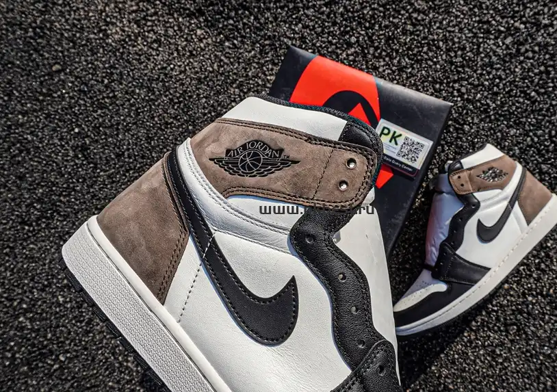 PK 5.0 Air jordan 1 High OG “Dark Mocha”retail materials ready to ship