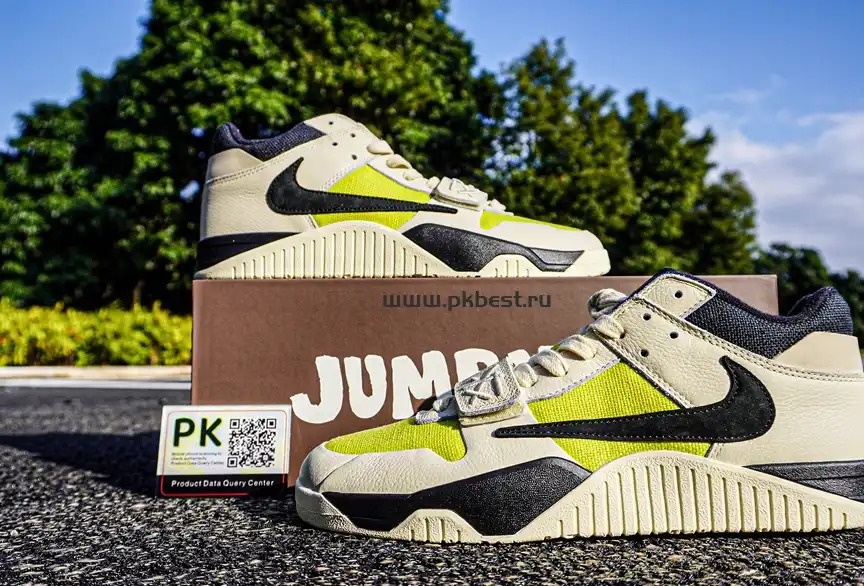 PK 5.0  Jordan Jumpman Jack TR “Bright Cactus”Beige black yellow RETAIL MATERIALS READY TO SHIP