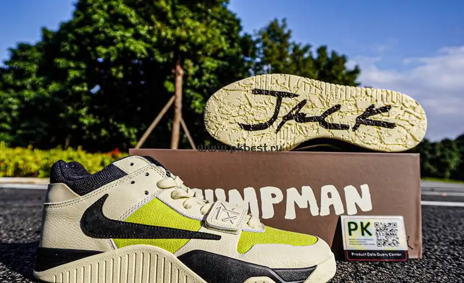 PK 5.0  Jordan Jumpman Jack TR “Bright Cactus”Beige black yellow RETAIL MATERIALS READY TO SHIP